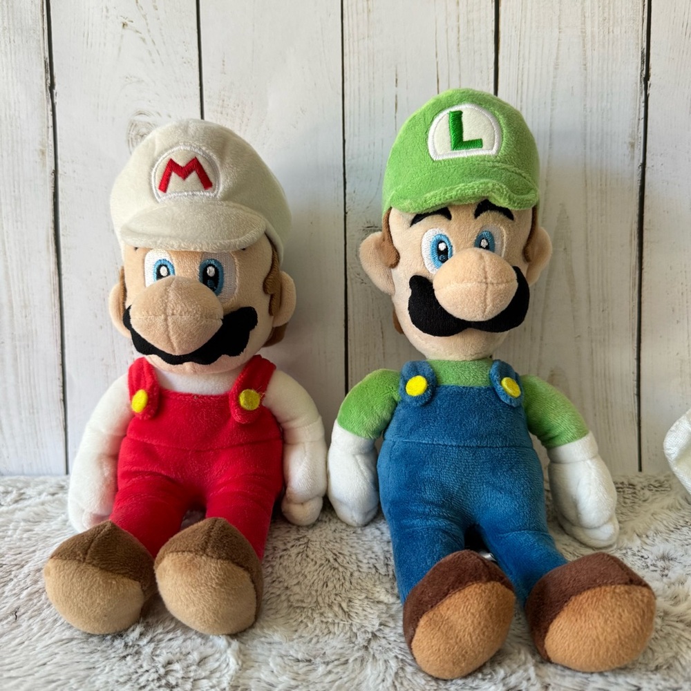 Nintendo Mario and Luigi Stuffed Animal Plushie Set